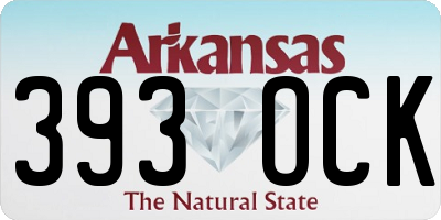 AR license plate 393OCK