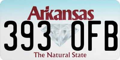 AR license plate 393OFB