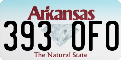 AR license plate 393OFO
