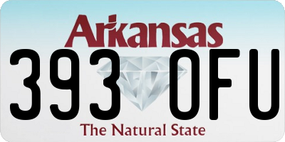 AR license plate 393OFU