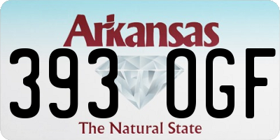 AR license plate 393OGF