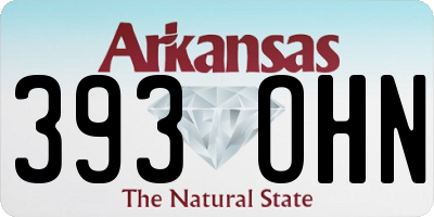 AR license plate 393OHN
