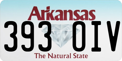 AR license plate 393OIV