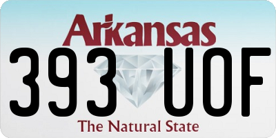 AR license plate 393UOF