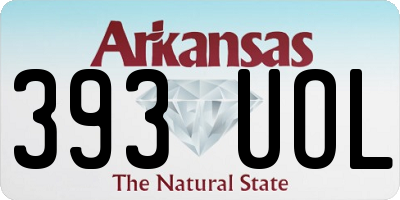 AR license plate 393UOL