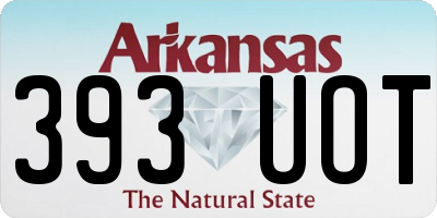 AR license plate 393UOT