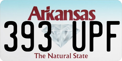 AR license plate 393UPF