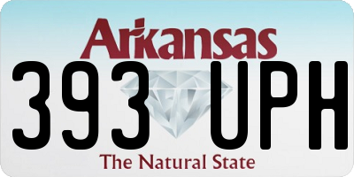 AR license plate 393UPH