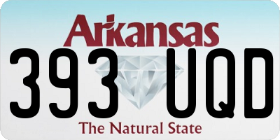 AR license plate 393UQD