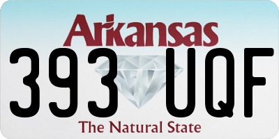 AR license plate 393UQF
