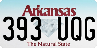 AR license plate 393UQG
