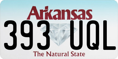 AR license plate 393UQL