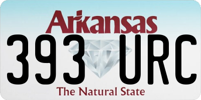 AR license plate 393URC