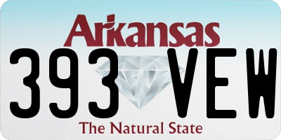 AR license plate 393VEW