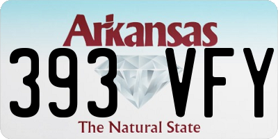 AR license plate 393VFY