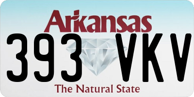 AR license plate 393VKV