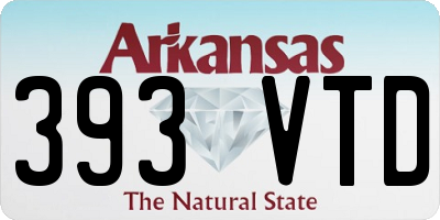 AR license plate 393VTD