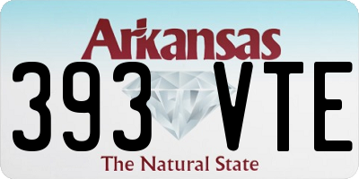 AR license plate 393VTE