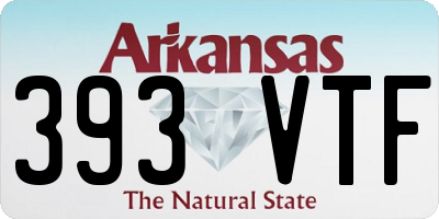 AR license plate 393VTF