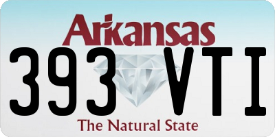 AR license plate 393VTI