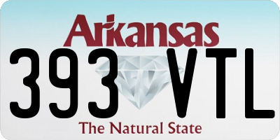AR license plate 393VTL