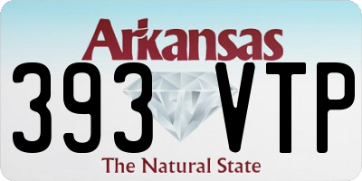 AR license plate 393VTP