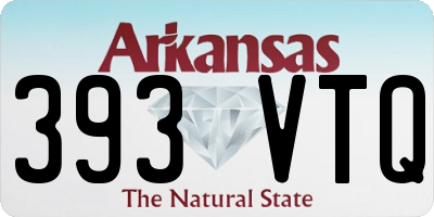 AR license plate 393VTQ