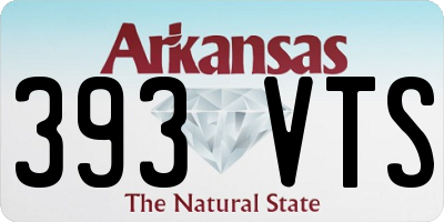 AR license plate 393VTS
