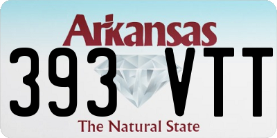 AR license plate 393VTT