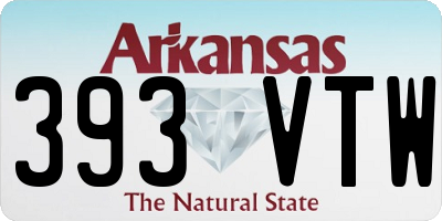AR license plate 393VTW