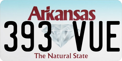 AR license plate 393VUE
