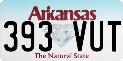 AR license plate 393VUT