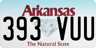 AR license plate 393VUU