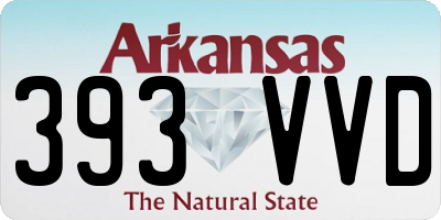 AR license plate 393VVD