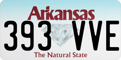 AR license plate 393VVE