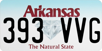 AR license plate 393VVG