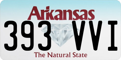 AR license plate 393VVI