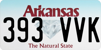 AR license plate 393VVK