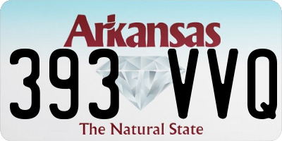 AR license plate 393VVQ