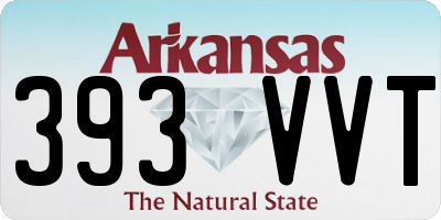 AR license plate 393VVT