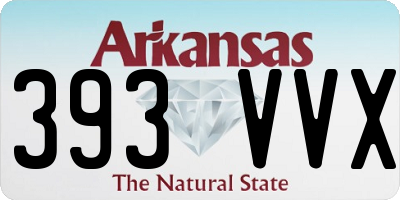 AR license plate 393VVX