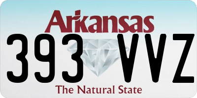AR license plate 393VVZ