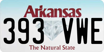 AR license plate 393VWE