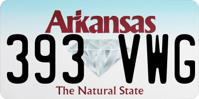 AR license plate 393VWG