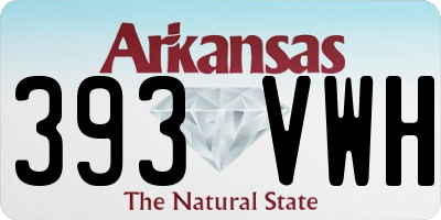 AR license plate 393VWH