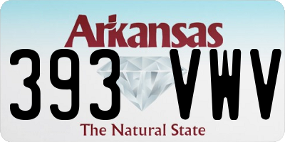 AR license plate 393VWV