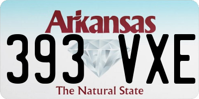 AR license plate 393VXE