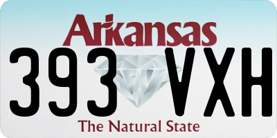 AR license plate 393VXH