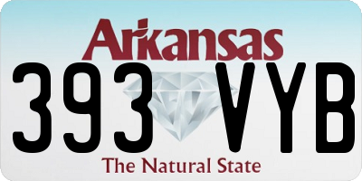 AR license plate 393VYB