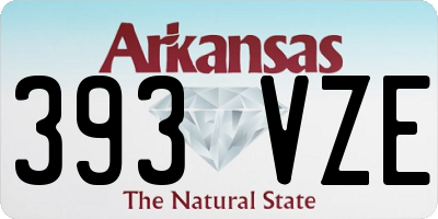 AR license plate 393VZE